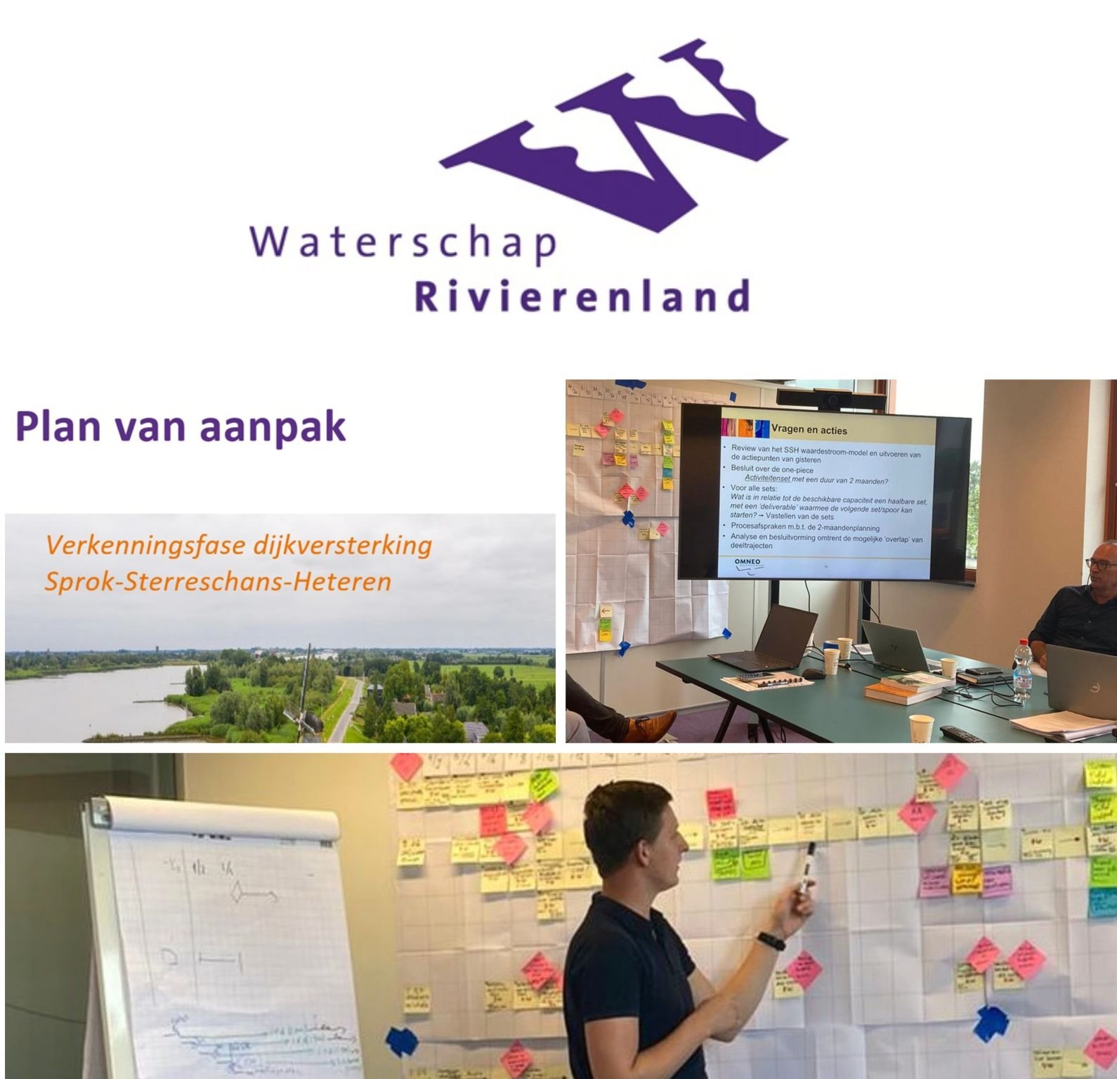 Waterschap Rivierenland op zoek naar de one piece flow tekst